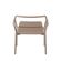 10 Poltrona Enjoy Rivatti 53 cm -Largura- em Polipropileno -PP- Fendi com Protecao UV